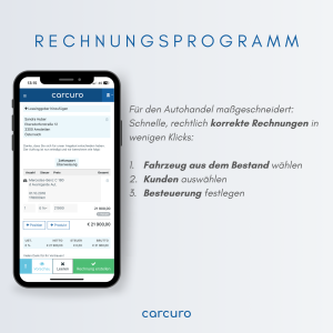 Rechnungsprogramm von Carcuro
